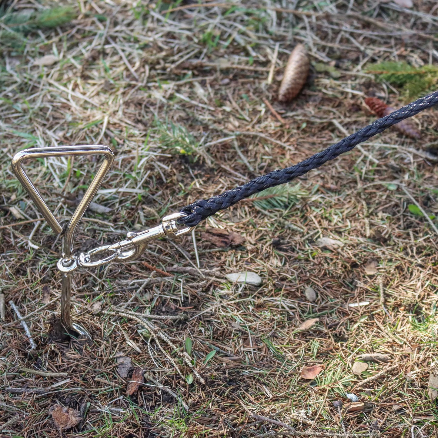 19" Spiral Tie-Out Stake - Medium
