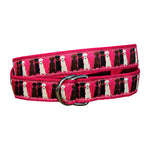 D-Ring Belt - Three Labs - Pink Thumbnail