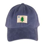 Baseball Hat – 1820/1901 Maine Flag on Washed Navy Thumbnail