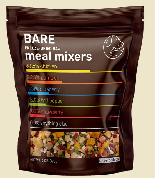Bare Meal Mixers – Dog Food Topper – Chicken  - 6oz