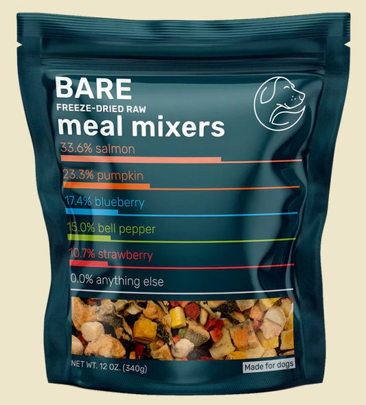 Bare Meal Mixers – Dog Food Topper – Salmon – 12oz