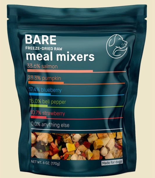 Bare Meal Mixers – Dog Food Topper – Salmon  - 6oz