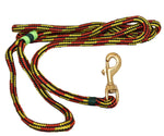 6ft  Nautical Rope Dog Leash – Yellow / Orange / Black Thumbnail