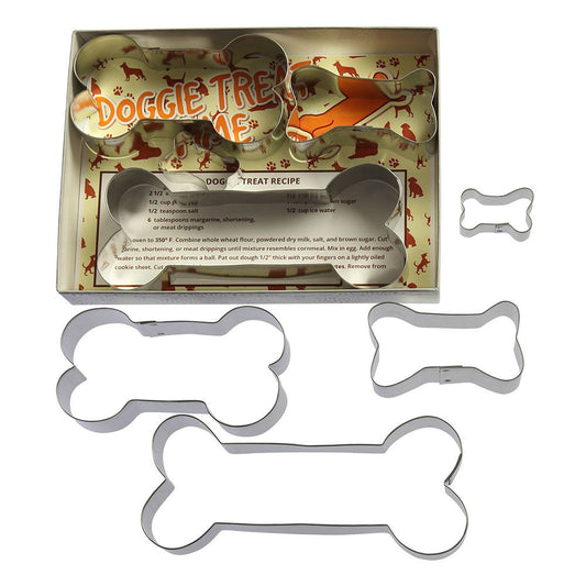 Cookie Cutter Set - 4 Dog Bones