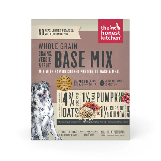 Honest Kitchen Dehydrated Dog Food - Fruit & Veg Base - 7lb