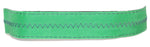 1” Sailcloth Dog Collar - Green w/ Blue Stitching Thumbnail