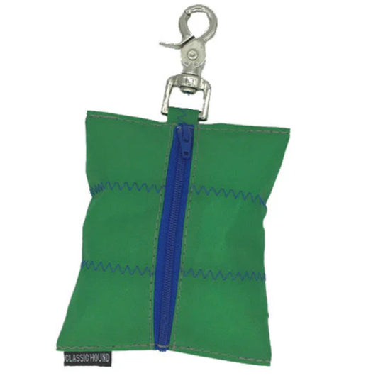 Sailcloth Poop Bag Holder - Green