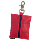 Sailcloth Poop Bag Holder - Red Thumbnail