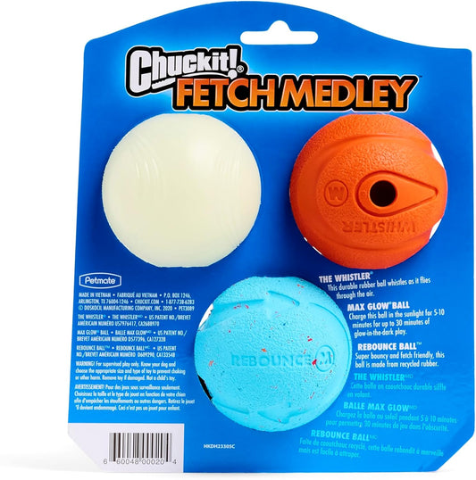 Fetch Toy – Medley 3 Pack - Medium