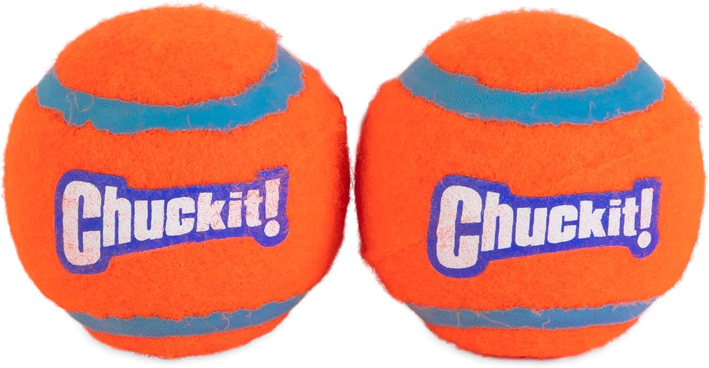 Dog Fetch Toy - Tennis Ball - Medium 2-Pack
