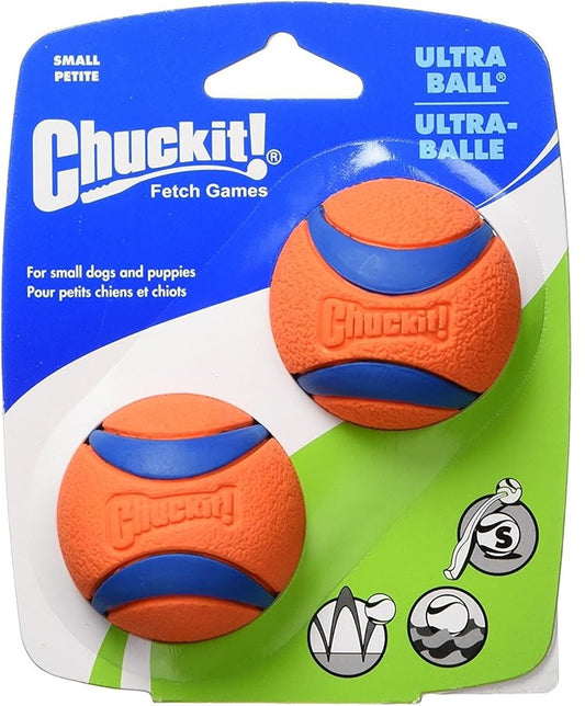 Dog Fetch Toy - Ultra Ball - Small 2-Pack