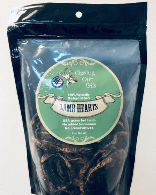 Dehydrated Lamb Hearts - 5oz