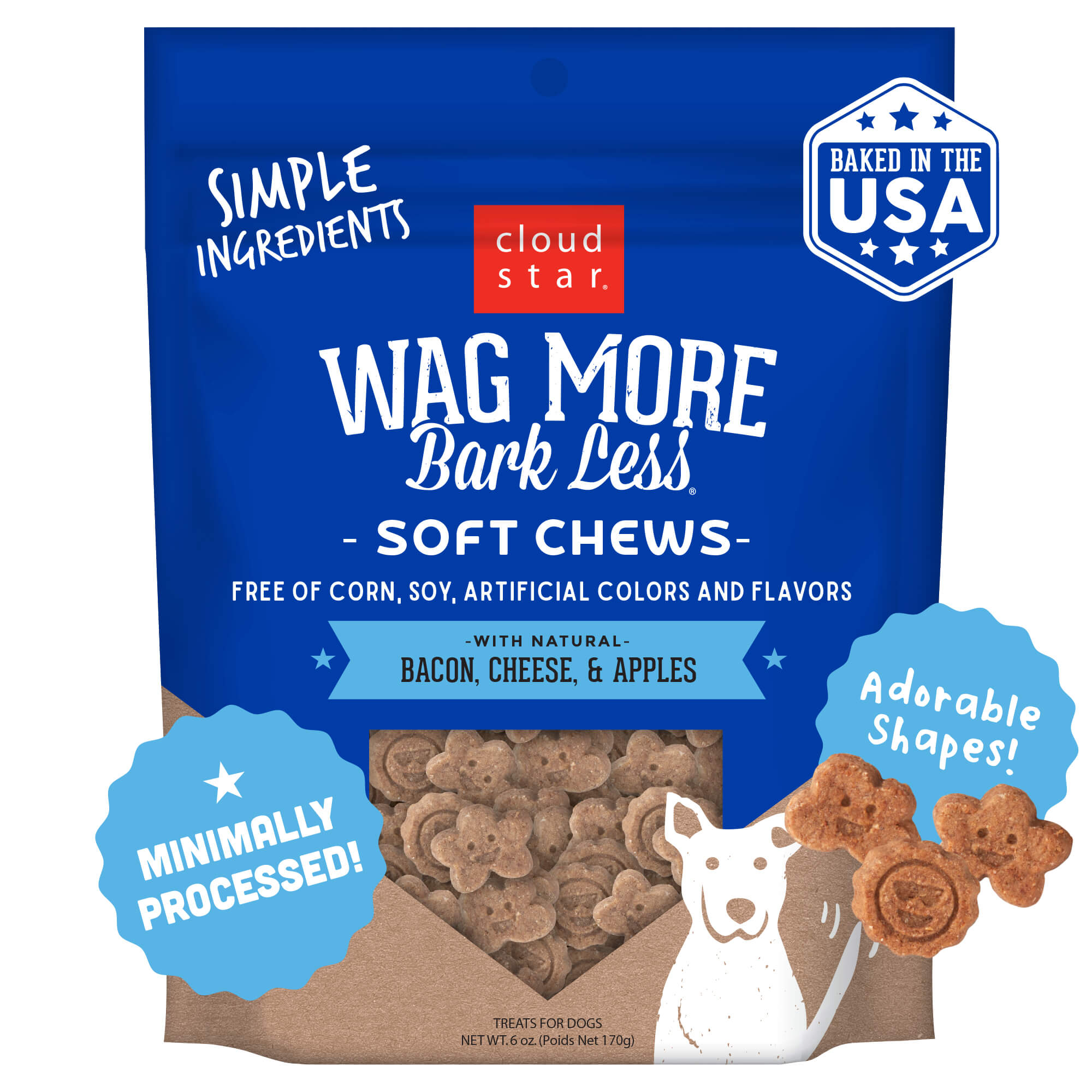 Chewy Bacon & Cheese - 6oz
