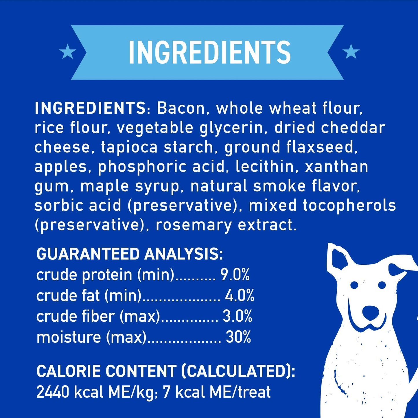 Chewy Bacon & Cheese - 6oz