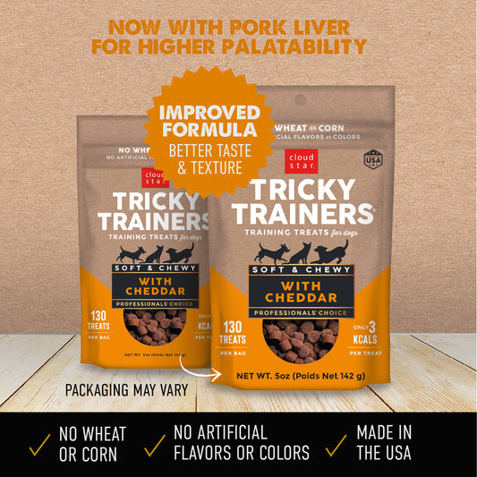 Tricky Trainers - Cheddar Cheese