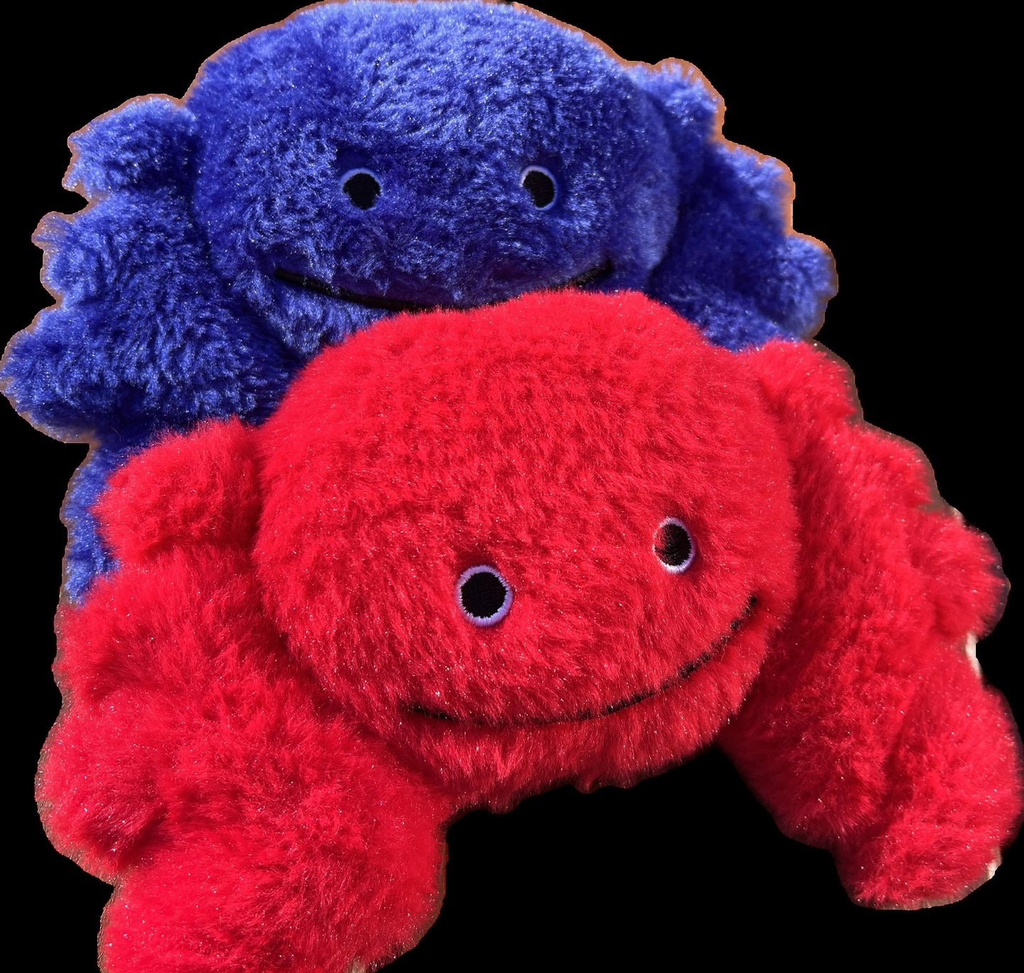 Stuffed Dog Toy - Plush Crab - 2 Colors