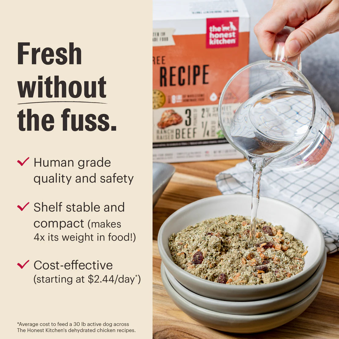 Honest Kitchen Dehydrated Dog Food - Grain-Free Turkey - 10lb