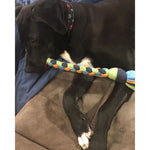Handmade Dog Tug Toy - Multicolored Fleeces - 4 Sizes - Made in USA Thumbnail