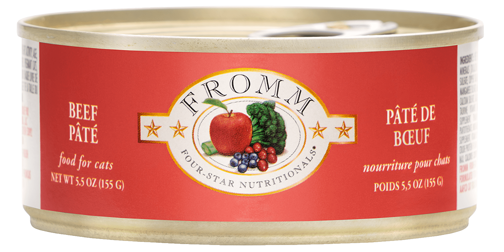 Fromm Wet Cat Food - 4-Star Beef Pate - 5.5oz