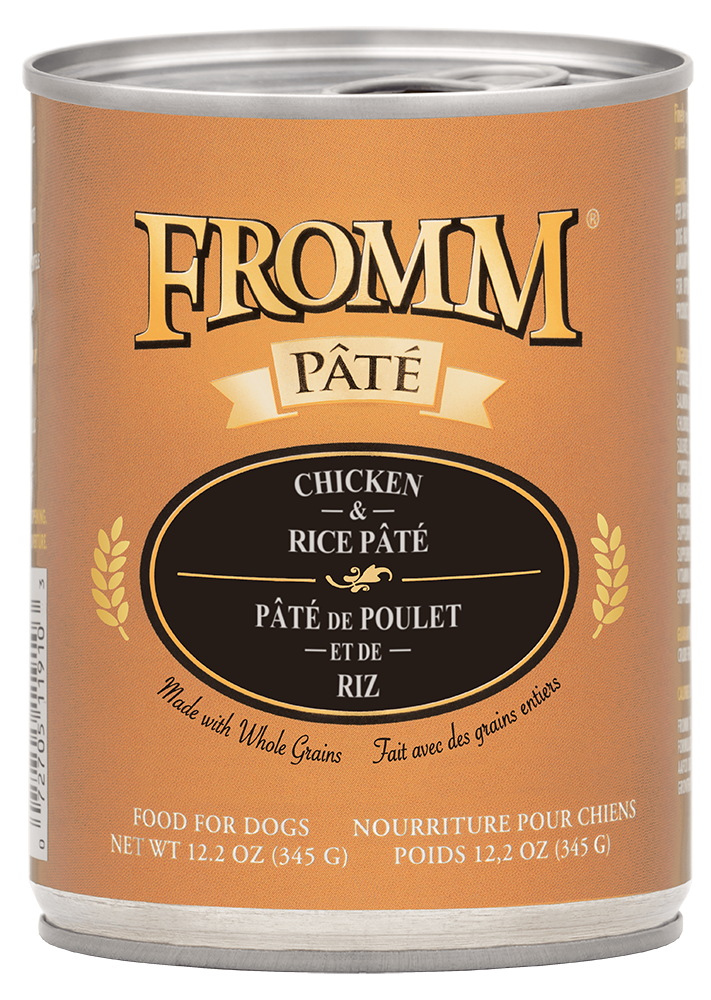 Fromm Wet Dog Food - Chicken & Rice Pate - 12oz