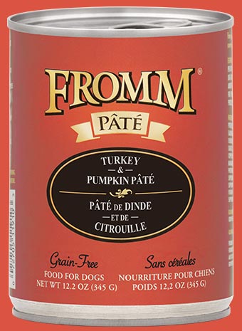 Fromm Wet Dog Food - Grain Free Turkey & Pumpkin - 12oz