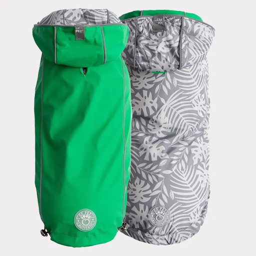 Dog Rain Coat - Green