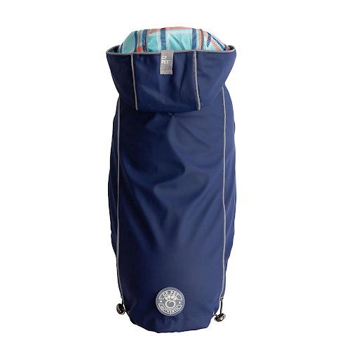 Dog Rain Coat - Navy Blue