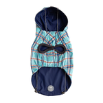 Dog Rain Coat - Navy Blue Thumbnail
