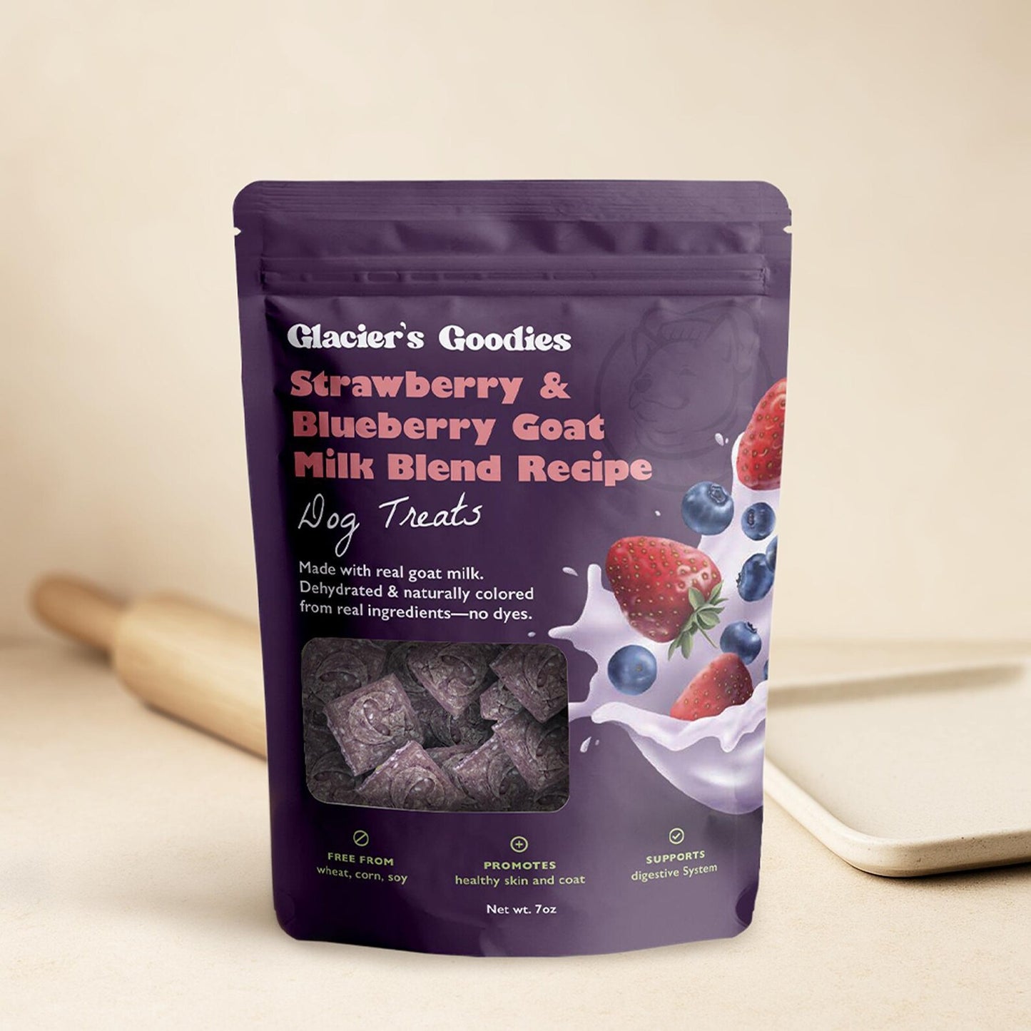 Strawberry & Blueberry Goat Milk Blend Recipe - 7oz