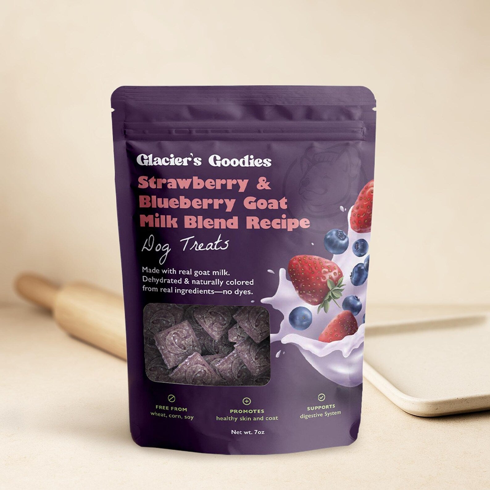 Strawberry & Blueberry Goat Milk Blend Recipe - 7oz