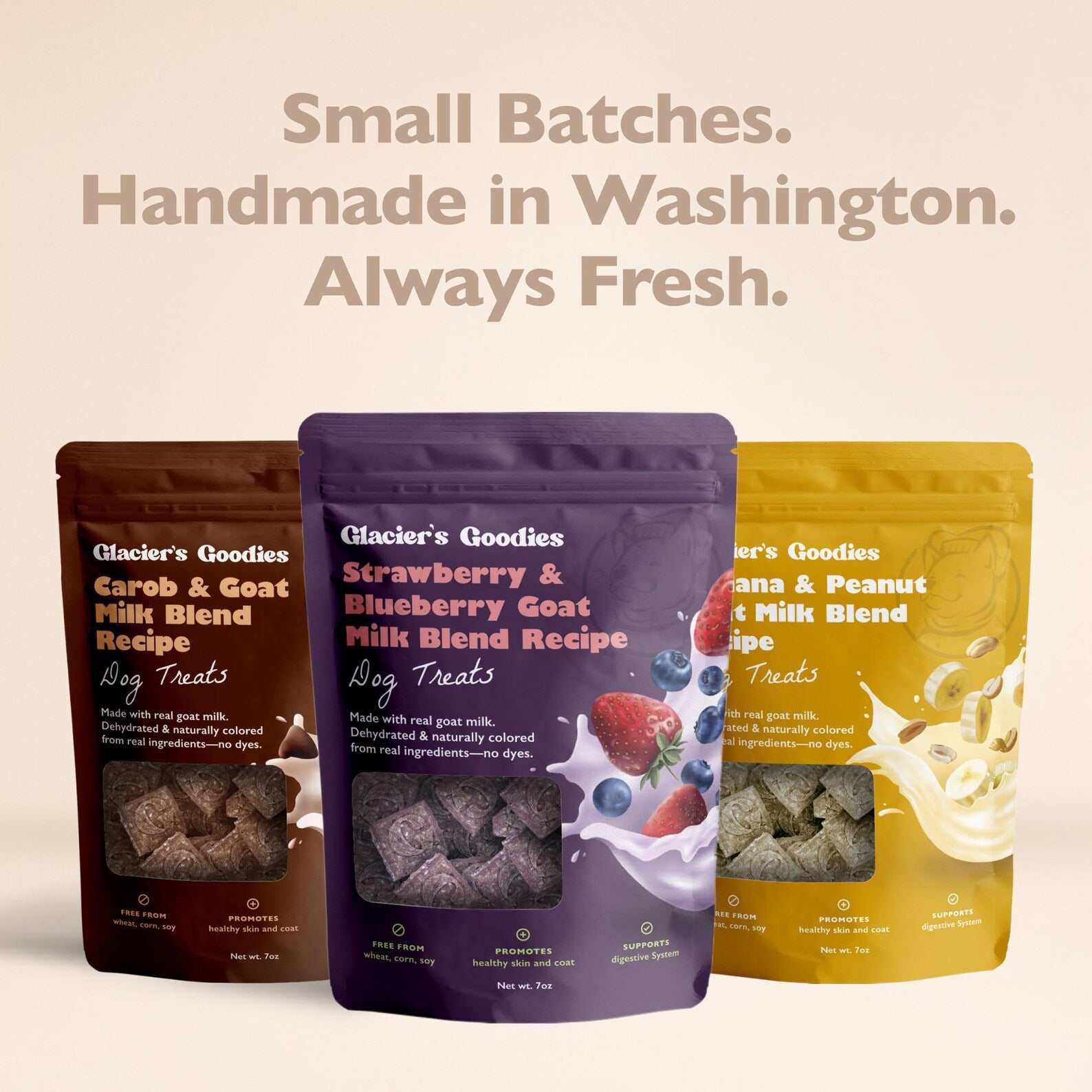 Strawberry & Blueberry Goat Milk Blend Recipe - 7oz