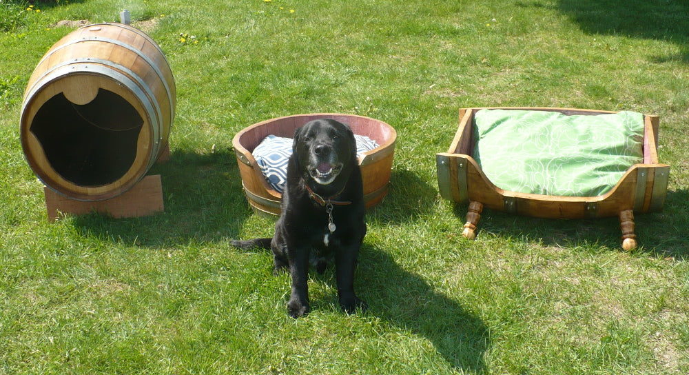 Barrel Dog Bed - Small