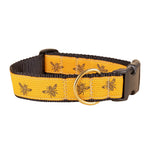 1.25” Ribbon Dog Collar – Honey Bees Thumbnail