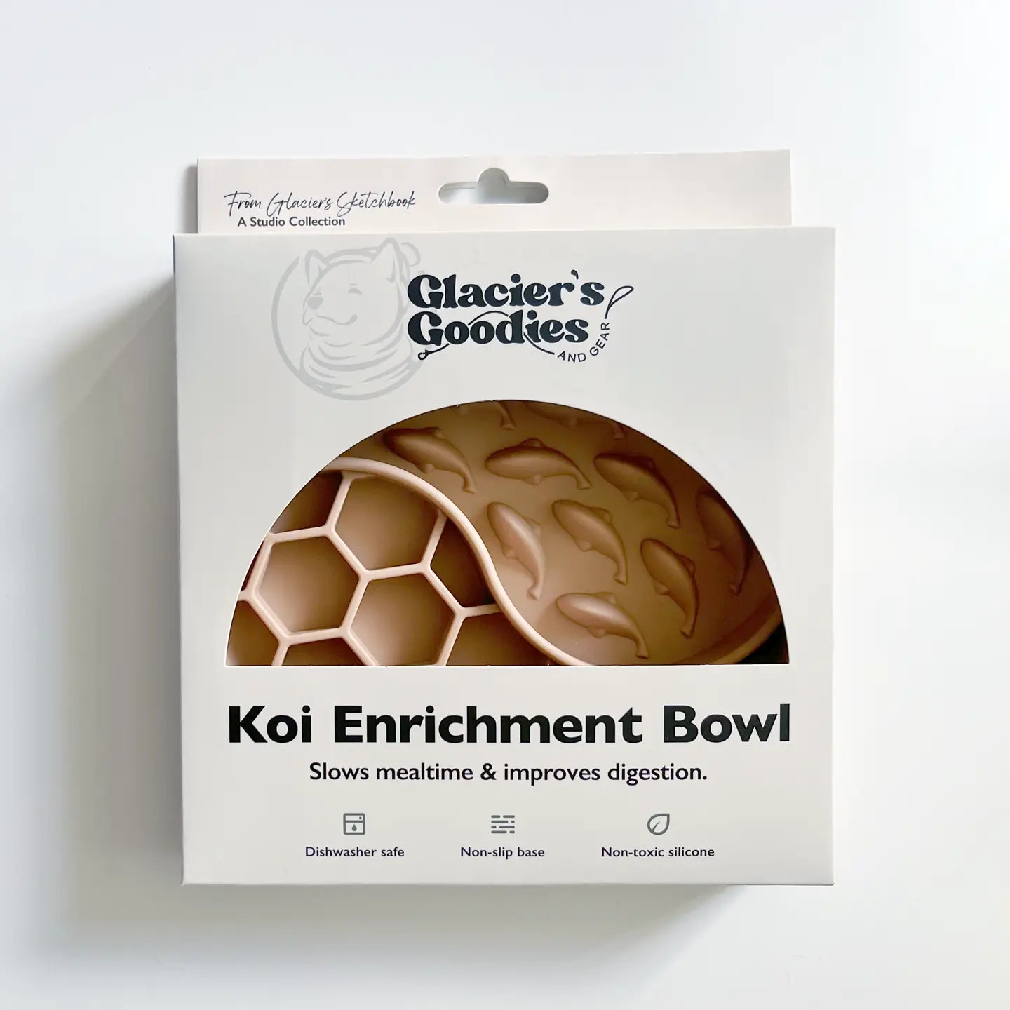 Koi Enrichment Bowl - 7.5" - Pink