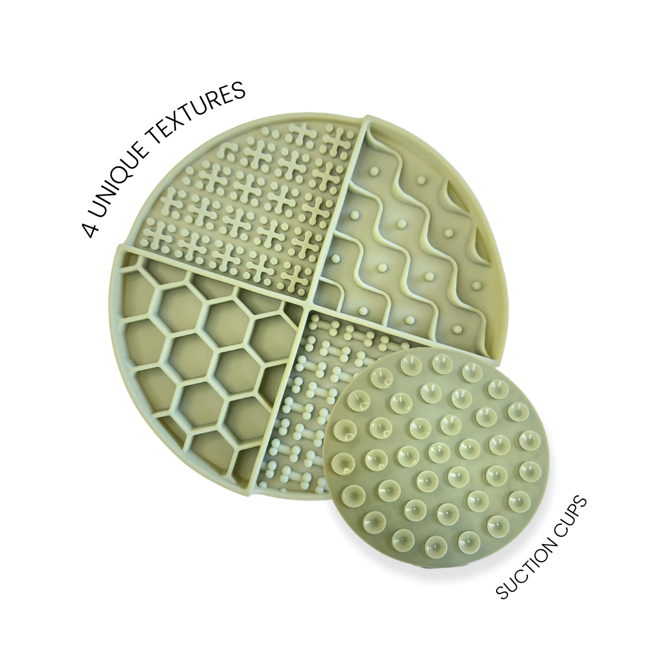 Silicone Dog Lick Mat - Rose Quartz