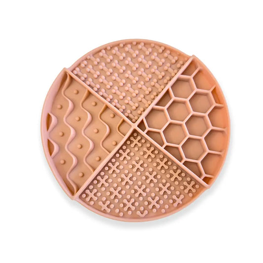 Spot N Knot Lick Mat - Rose Quartz
