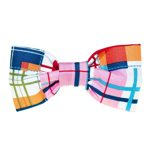 Dog Bow Tie - Madras