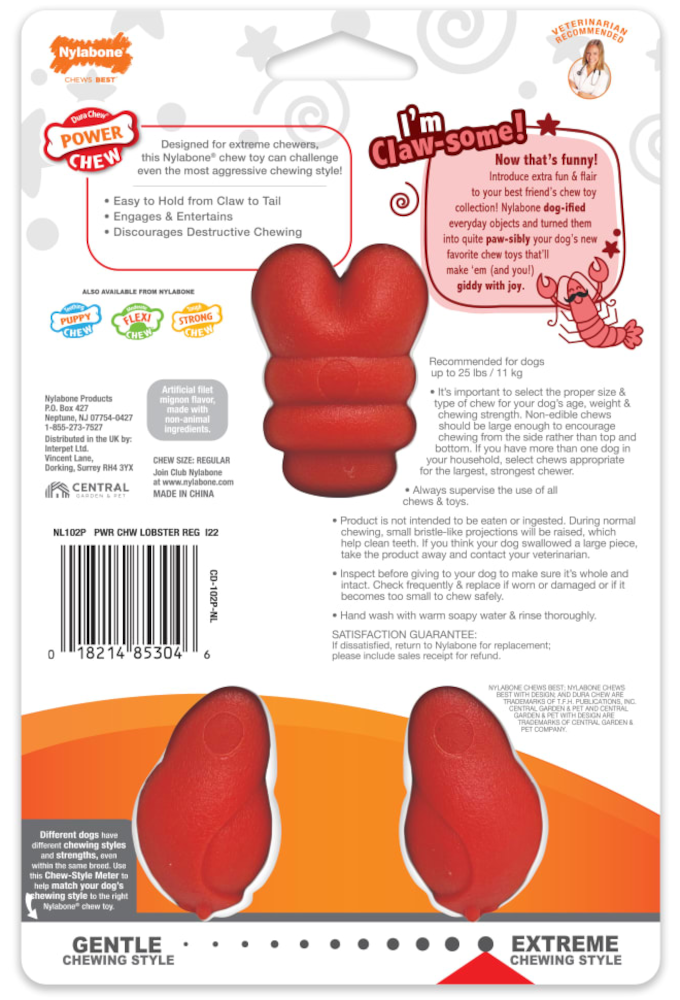 Dura Chew – Filet Mignon Flavored Lobster – ea