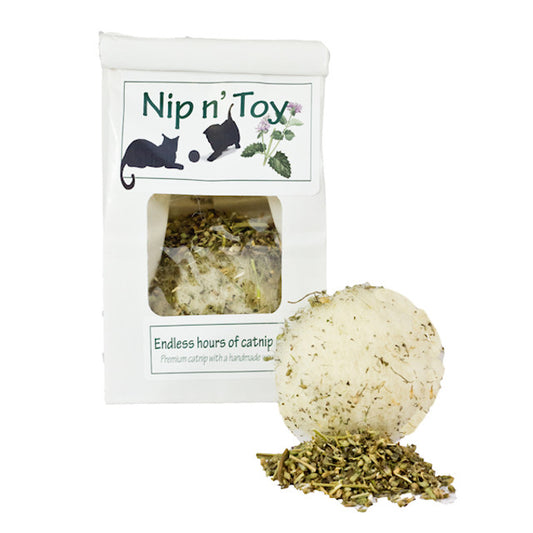Wool Catnip Ball with Bell