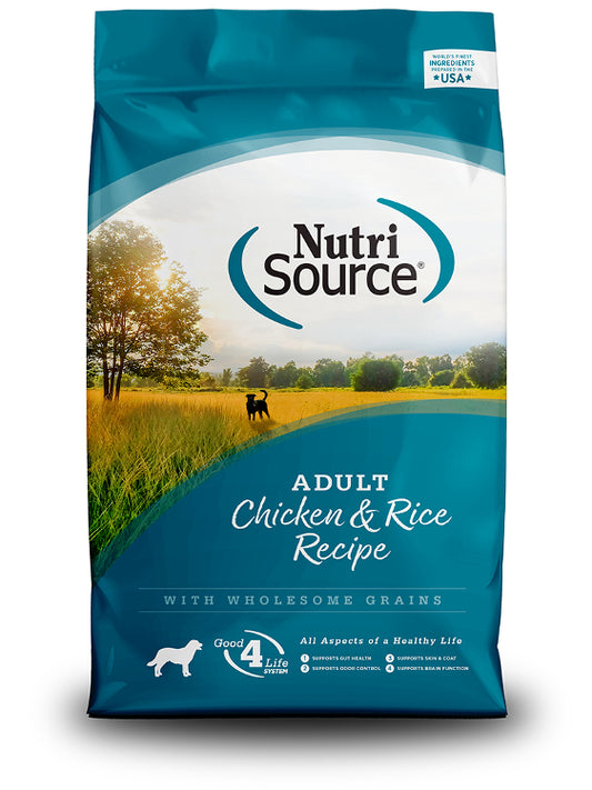NutriSource Dry Dog Food - Chicken & Rice