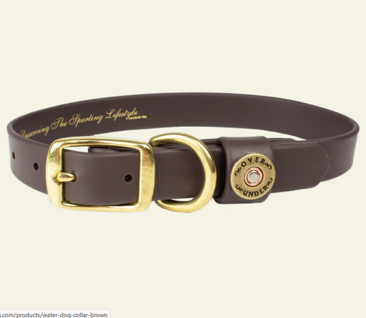 1" Mudproof Dog Collar - Brown