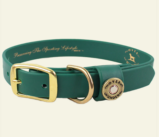 1" Mudproof Dog Collar - Dark Green