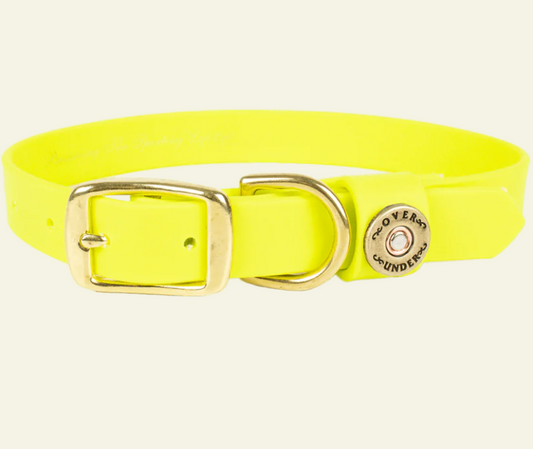 1" Mudproof Dog Collar - Yellow