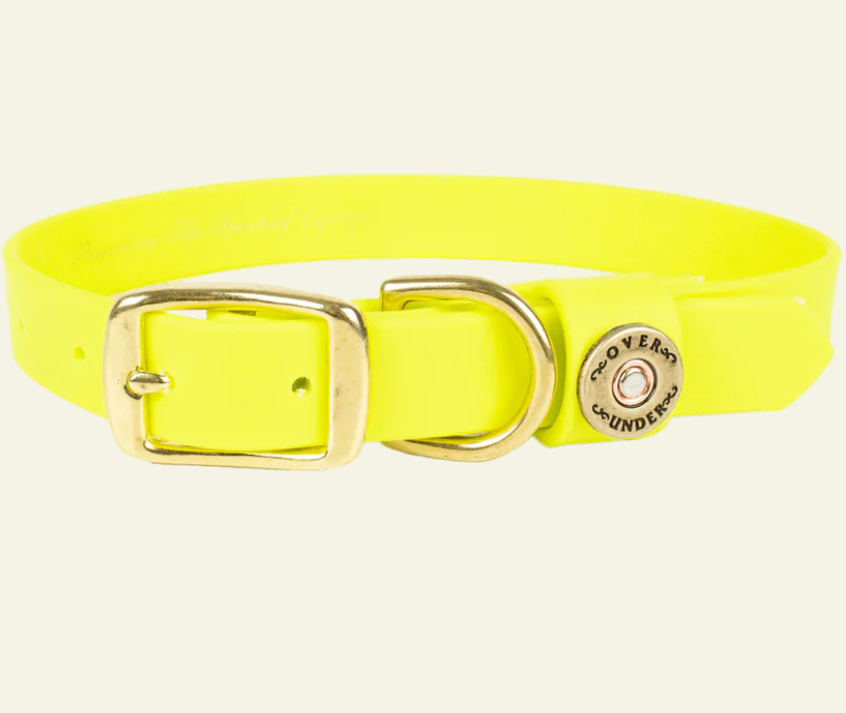 1" Mudproof Dog Collar - Yellow