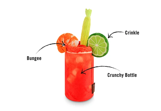 Stuffed Dog Toy - Plush Bloody Mary