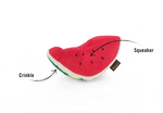 Stuffed Dog Toy - Crinkle Watermelon Thumbnail