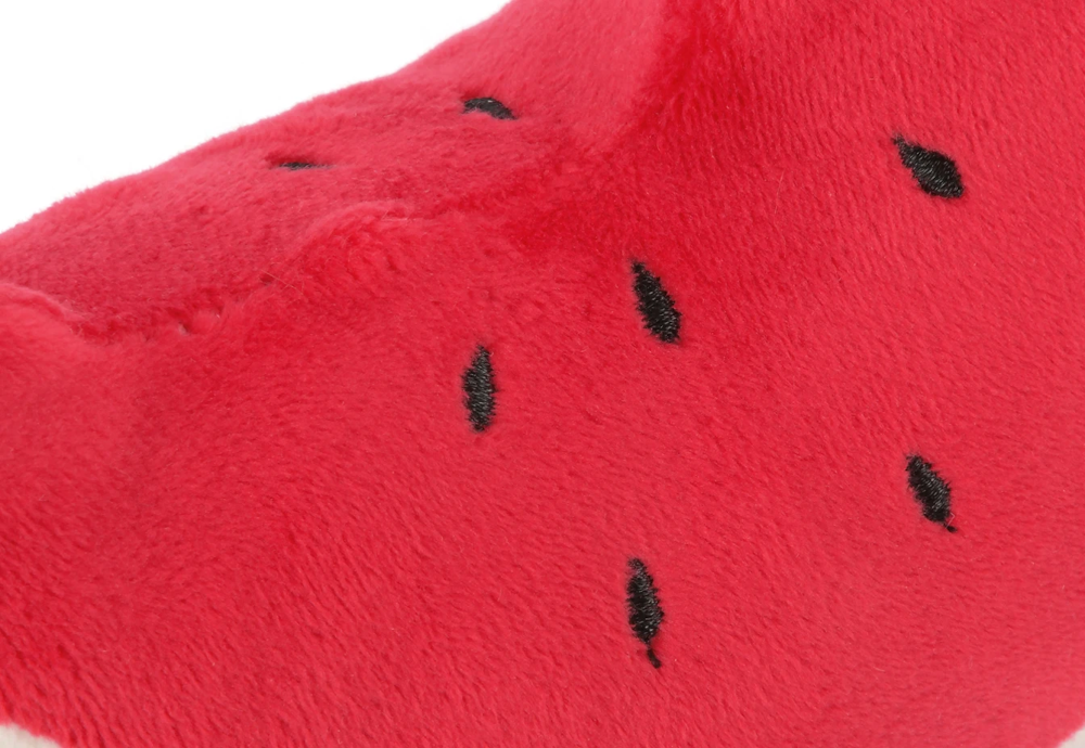 Stuffed Dog Toy - Crinkle Watermelon