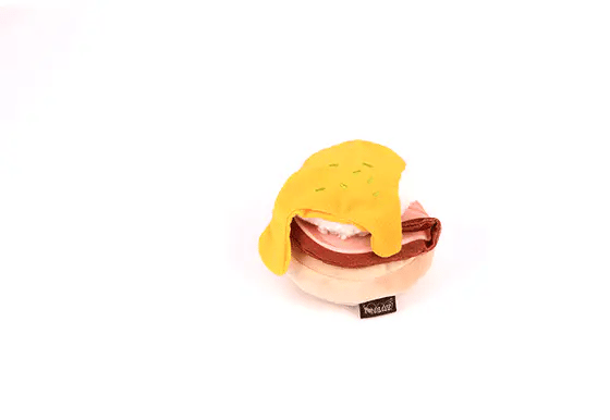 Stuffed Dog Toy - Plush Eggs Benedict