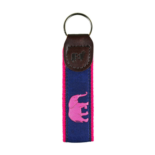 Key Fob – Pink Elephant