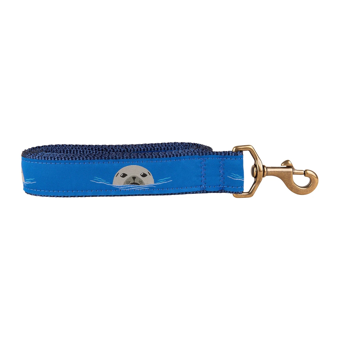 1.25” x 6ft Ribbon Dog Leash – Harbor Seals